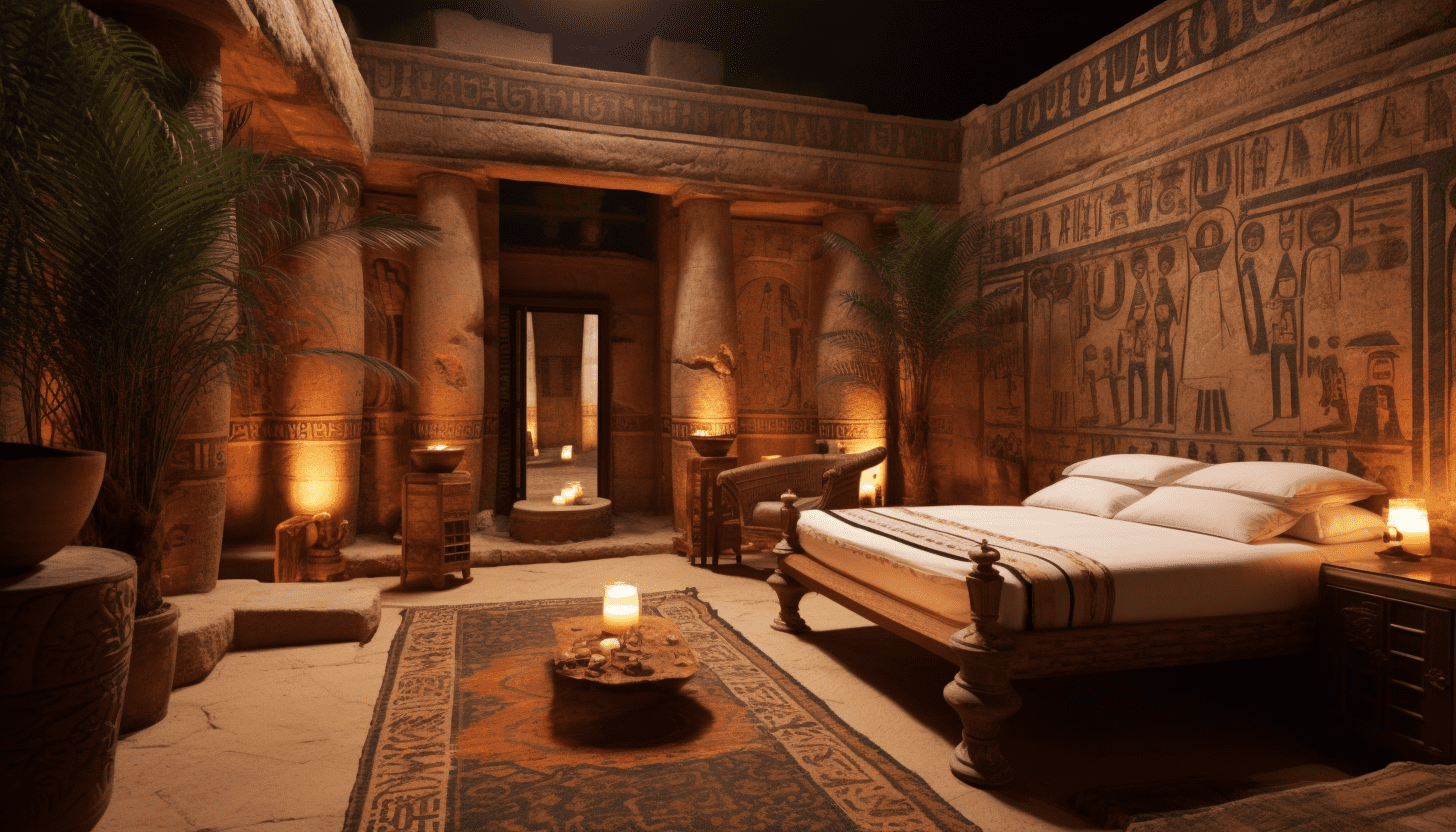 древнеегипетская комната
